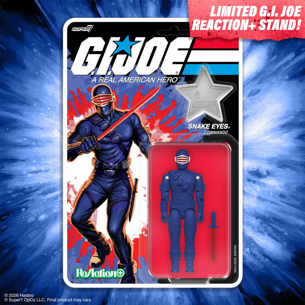G.I. Joe ReAction+ Figures Wave 8- Snake Eyes (America's 250th Anniversary)