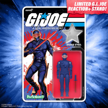 G.I. Joe ReAction+ Figures Wave 8- Snake Eyes (America's 250th Anniversary)