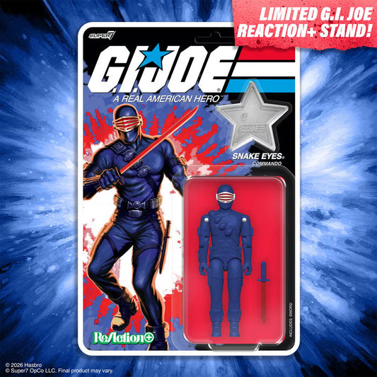 G.I. Joe ReAction+ Figures Wave 8- Snake Eyes (America's 250th Anniversary)
