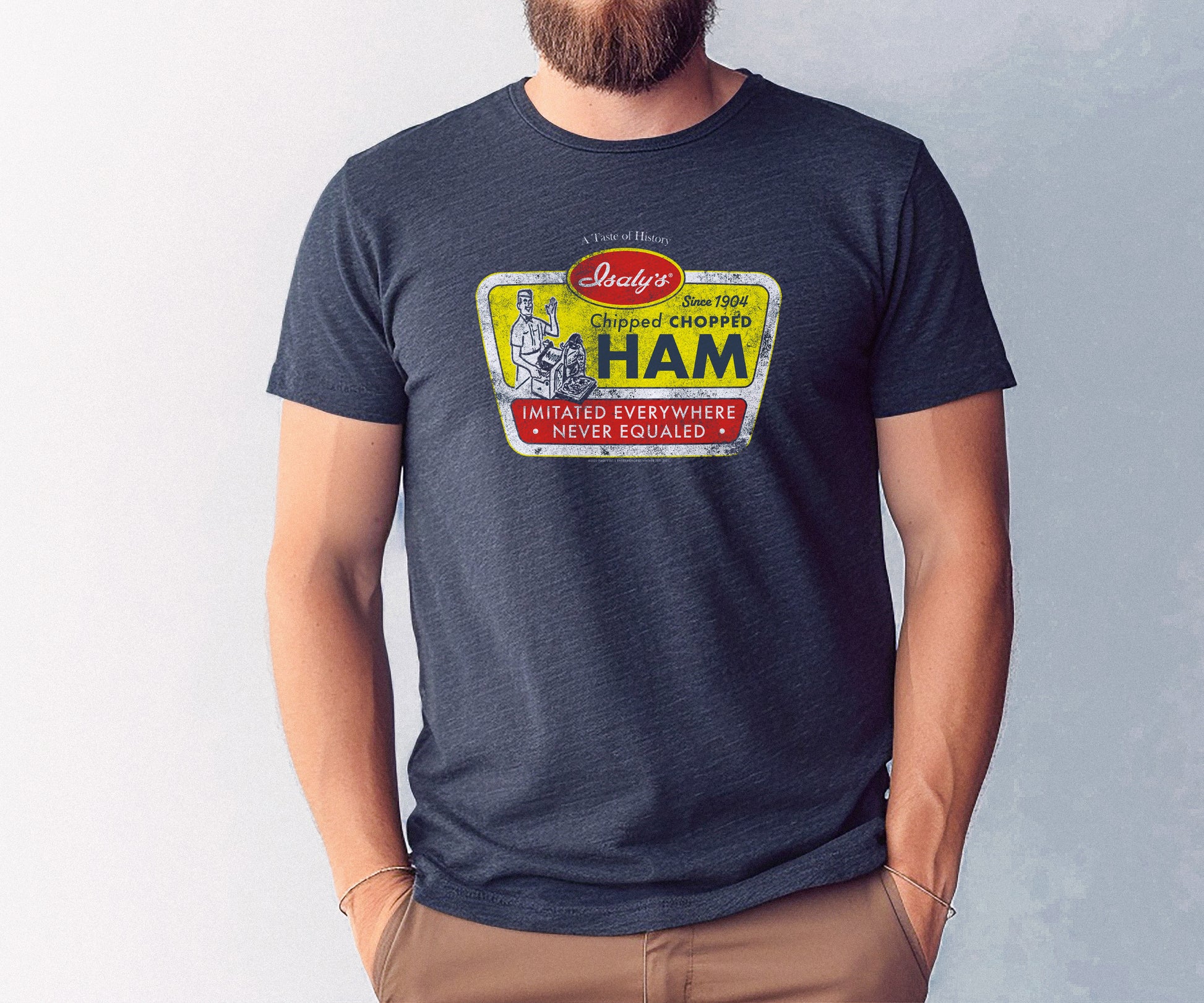 unisex isalys chipped chopped ham shirt styled casually pittsburgh food nostalgia outfit