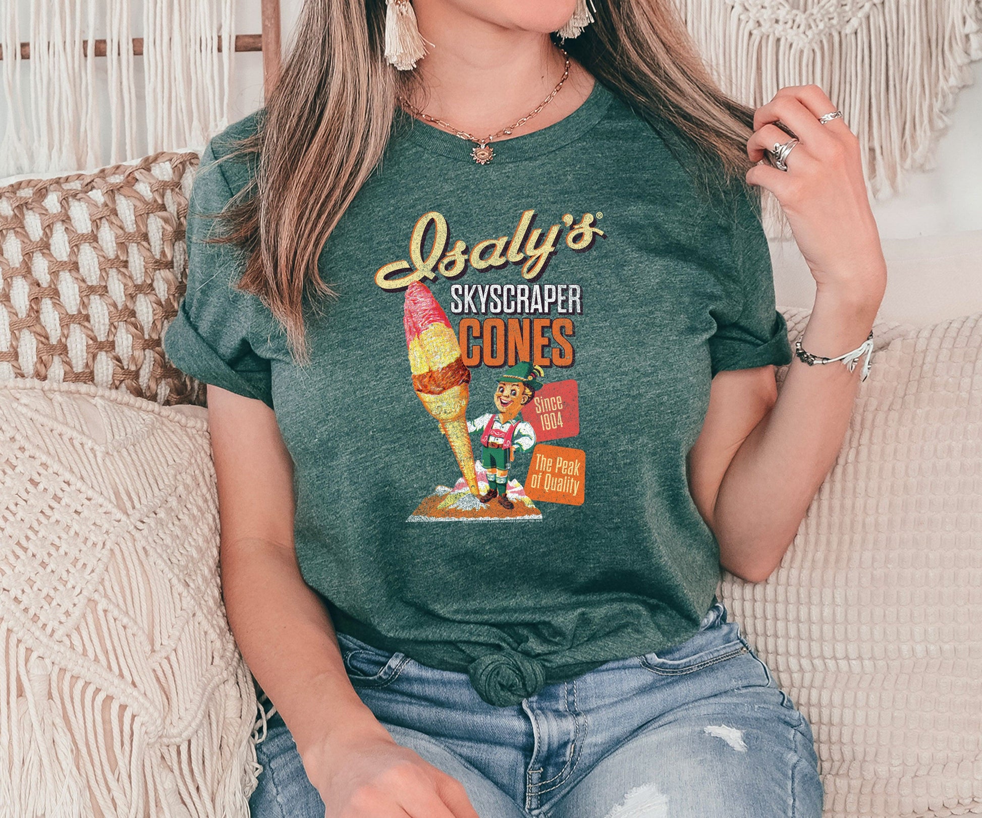 unisex isalys ice cream cone shirt styled casually nostalgic ice cream lover outfit