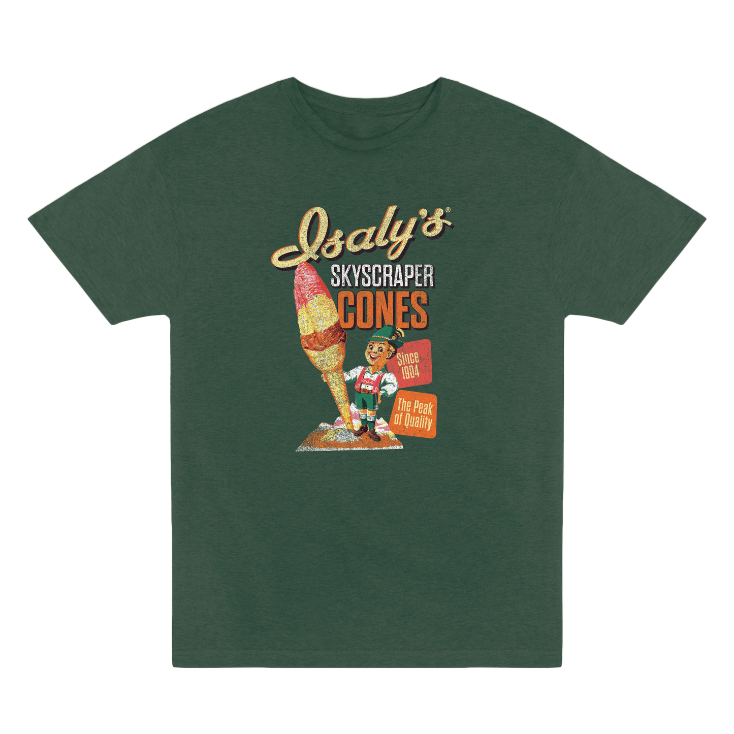 isalys skyscraper ice cream cone graphic t shirt retro ice cream brand unisex nostalgia tee
