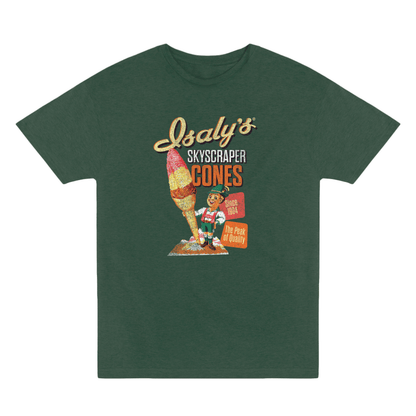 isalys skyscraper ice cream cone graphic t shirt retro ice cream brand unisex nostalgia tee