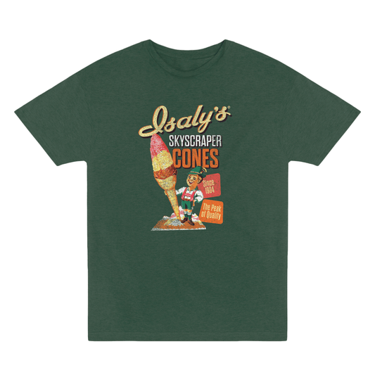 isalys skyscraper ice cream cone graphic t shirt retro ice cream brand unisex nostalgia tee