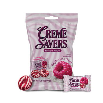 Creme Savers Raspberries & Creme - 6.25oz