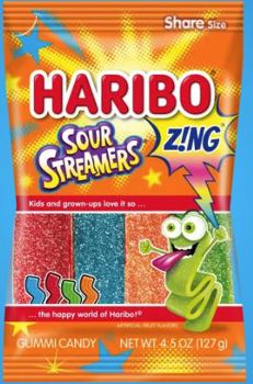 Haribo Peg Bag Zing Sour Streamers 4.5oz