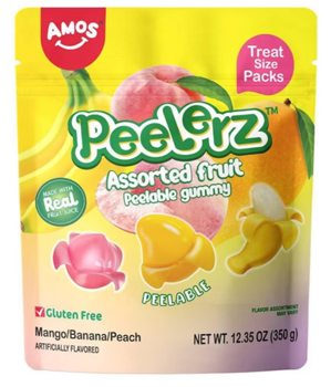 Amos Gummy Peelerz Variety Treat Bag 12.35oz