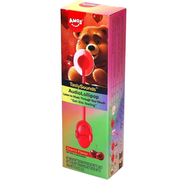 Amos Tastysounds Cherry Lollipop