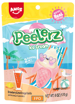 Amos Gummy Peelerz Ice Cream 6oz