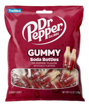 Frankford Dr. Pepper Gummy Soda Bottles 4.5oz