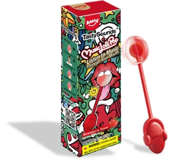 Amos Tastysounds Christmas JinglePop Lollipop