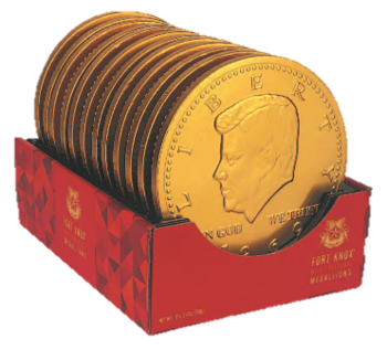 Fort Knox Gold Coins Mega Medallions 3.14oz