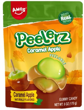 Amos Gummy Peelerz Caramel Apple 6oz