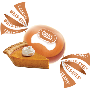 Goetze's Bulk Pumpkin Pie Caramel Creams 5lb Bag