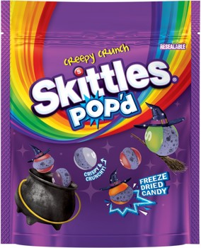Skittles Pop'd Creepy Crunch Stand Up Pouch 5.5oz