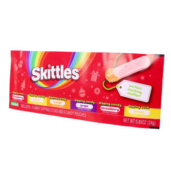 Frankford Skittles Holiday Dig N Dips Strip Candy .85oz