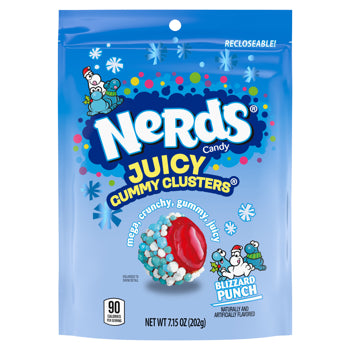 Nerds Juicy Gummy Clusters Blizzard Punch 7.15oz Bag