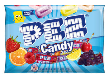 PEZ Assorted Fruit Laydown Bag- 11oz
