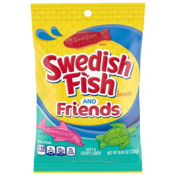 Swedish Fish & Friends Peg Bag 8.04oz