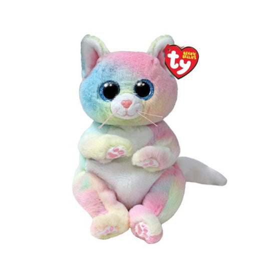 Beanie Babies: Jenni Cat Rainbow Belly Regular
