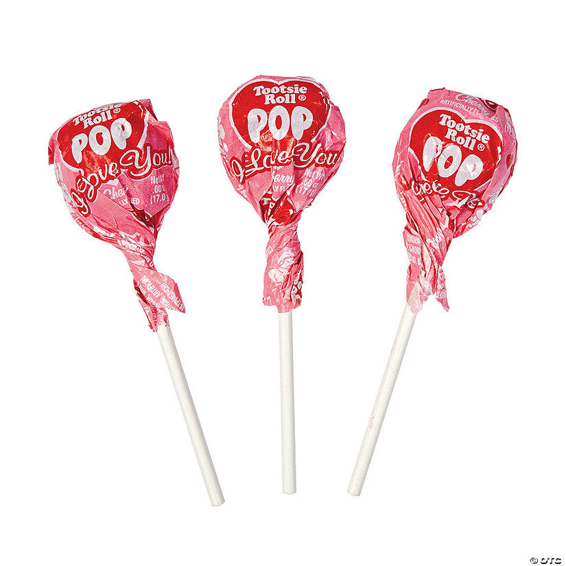 INDIVIDUAL Tootsie Valentine Cherry Pop