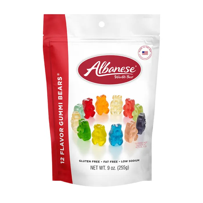 Albanese 12 Flavor Gummi Bears 9oz