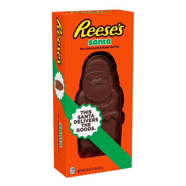 Reese's Milk Chocolate Peanut Butter Santa 1lb