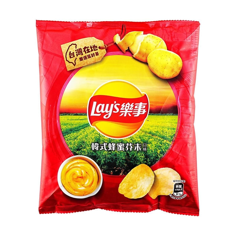 Lay's Taiwan Potato Chips Korean Honey Mustard Flavor 1.12oz