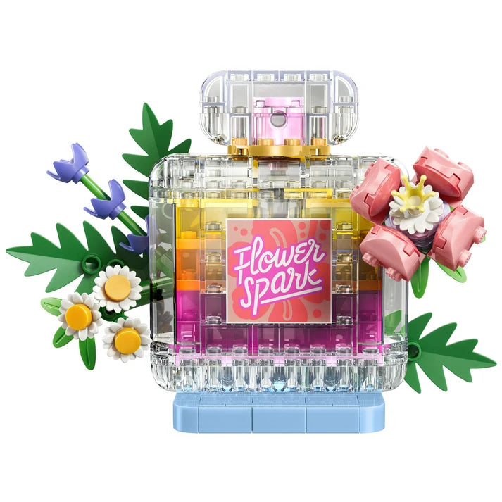LEGO- Floral Decor Perfume Bottle