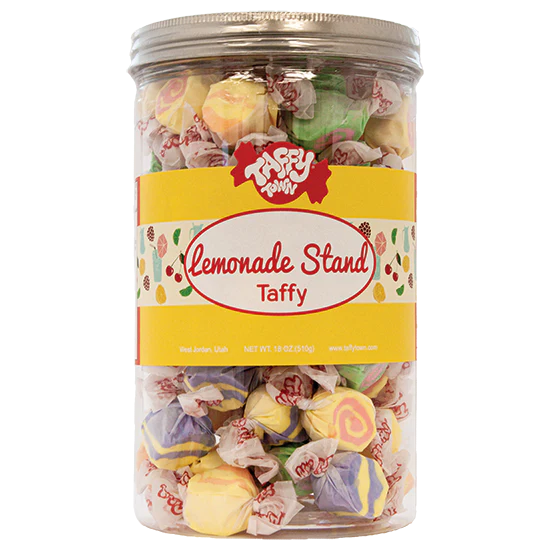 18oz Lemonade Stand Taffy Gift Canister