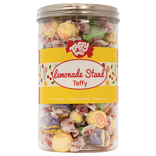 18oz Lemonade Stand Taffy Gift Canister