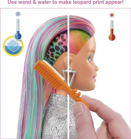 Barbie- Leopard Rainbow Hair
