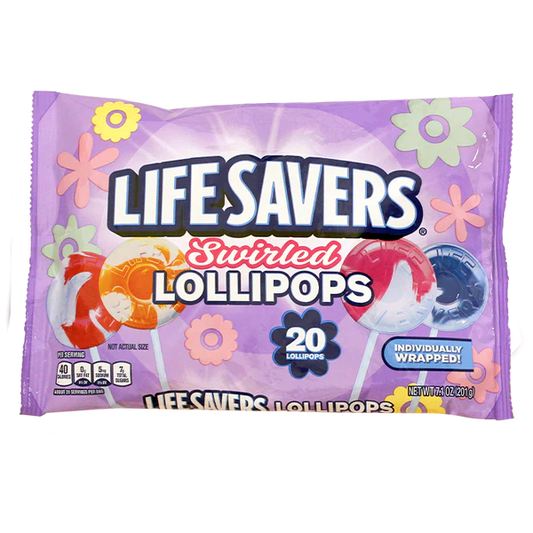 Lifesavers Swirled Lollipops 7.1oz Bag