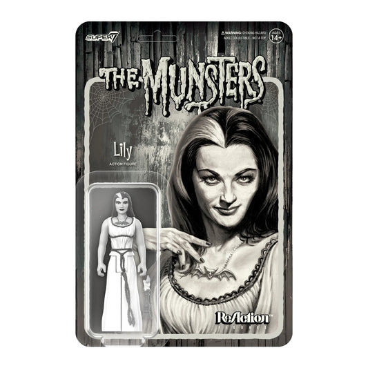 Munsters Reaction Figures Wave 2- Lily (Grayscale)