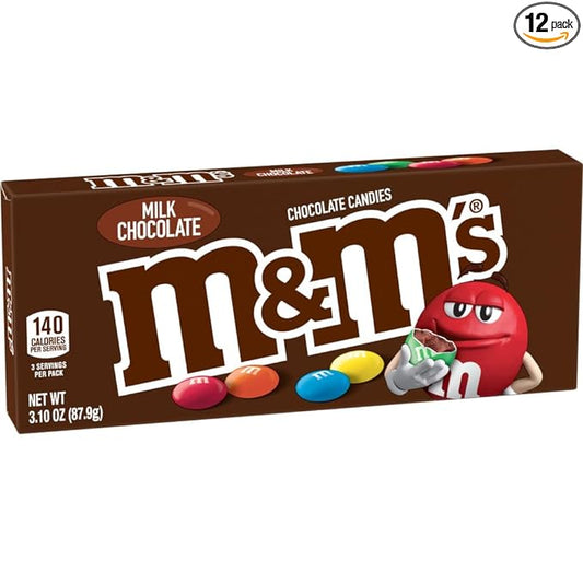 M&M Theater Box Milk Chocolate 3.10oz
