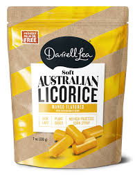 Darrell Lea Soft Australian Mango Licorice 7 oz. Bag