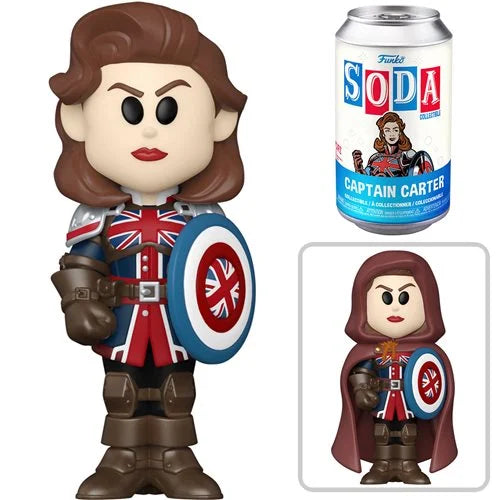 Funko Marvel's What If Captain Carter Vinyl Soda Figure