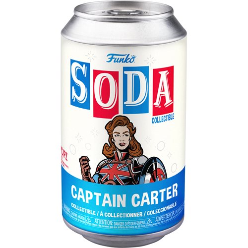Funko Marvel's What If Captain Carter Vinyl Soda Figure
