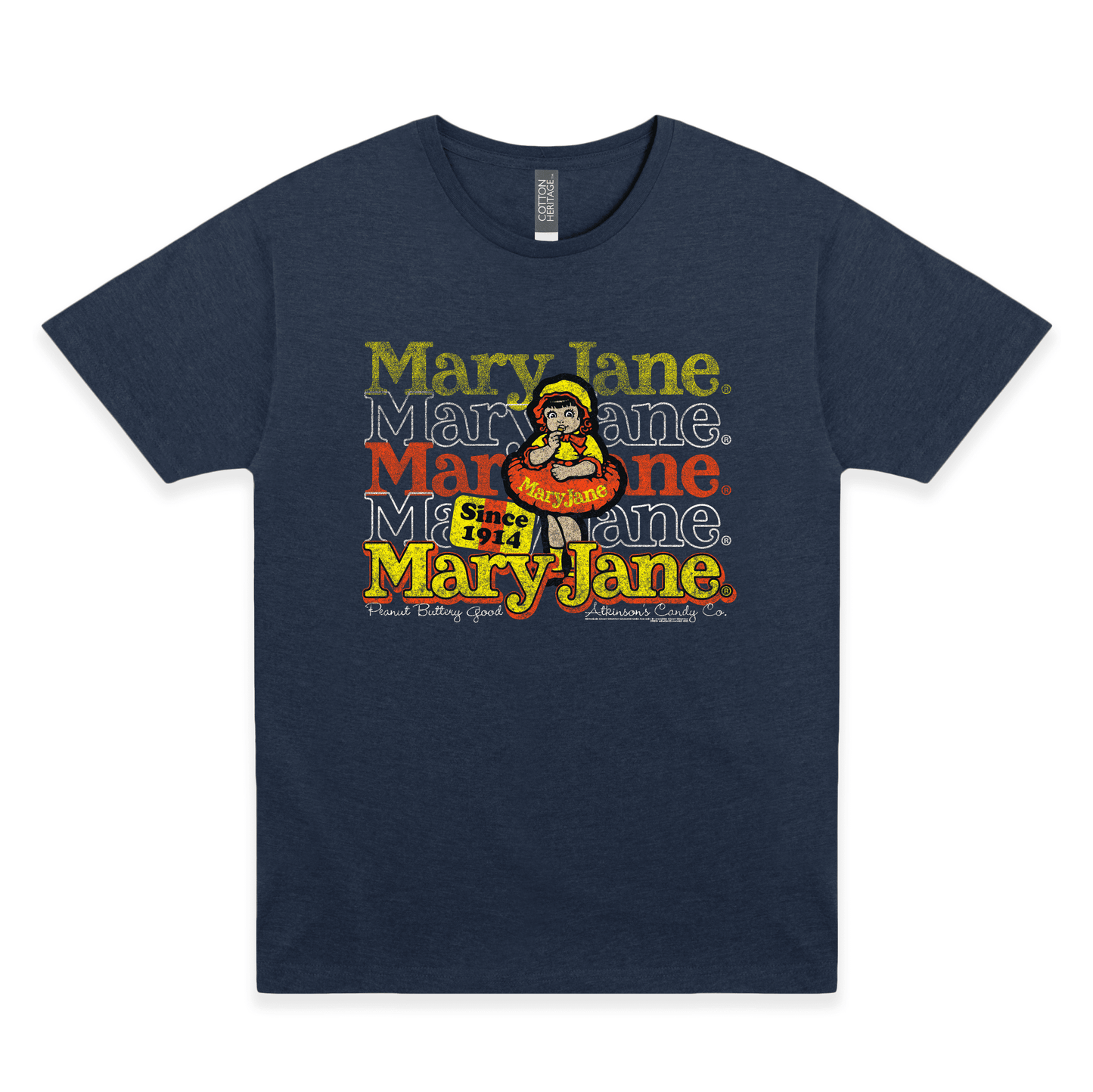 mary jane since 1914 graphic t shirt vintage candy brand unisex nostalgia tee