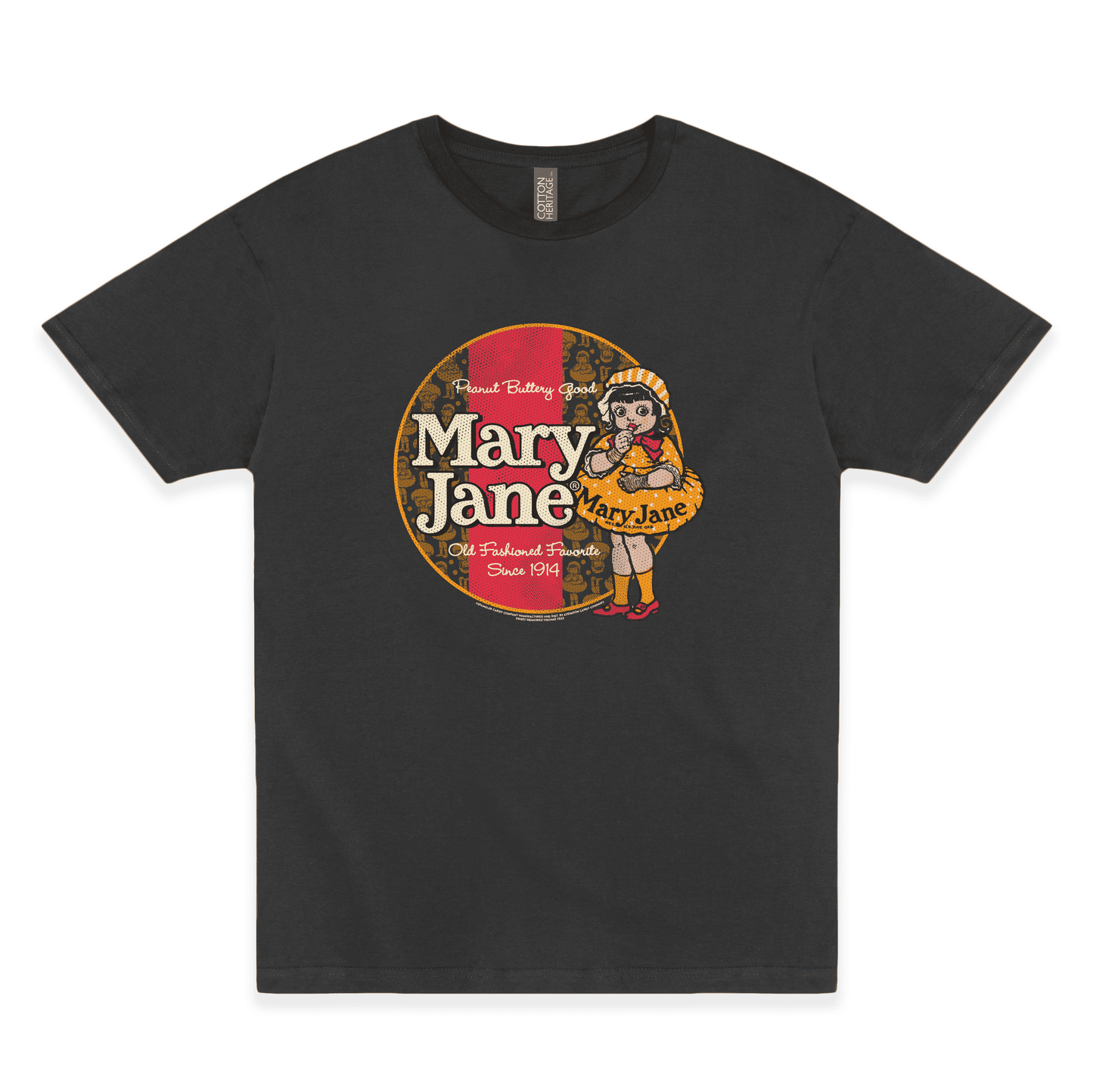 mary jane vintage candy logo graphic t shirt retro sweets brand unisex tee