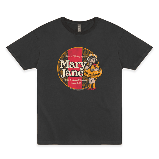 mary jane vintage candy logo graphic t shirt retro sweets brand unisex tee