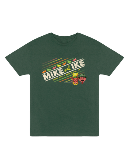 mike and ike vintage packaging since 1940 graphic t shirt officially licensed retro candy brand unisex nostalgia tee