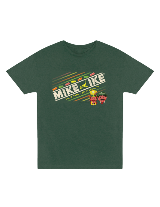 mike and ike vintage packaging since 1940 graphic t shirt officially licensed retro candy brand unisex nostalgia tee
