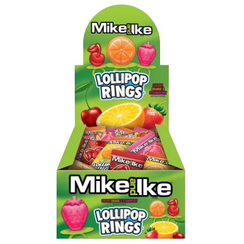 Imaginings Mike & Ike Lollipop Rings .42oz