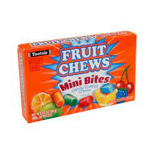 Tootsie Fruit Chew Mini Bites Theater Box 3.5oz