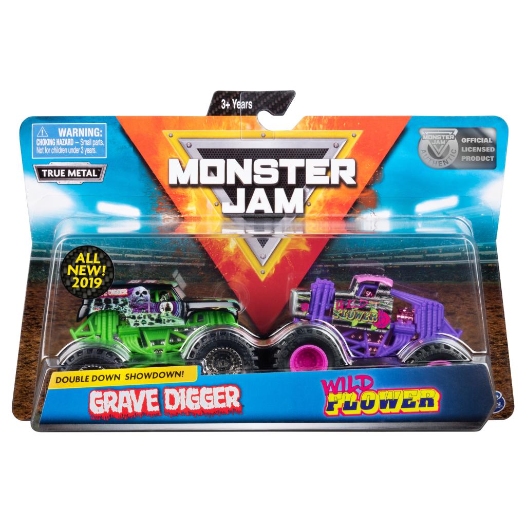 Monster Jam, Official 1:64 Scale Die-Cast Monster Trucks 2-Pack