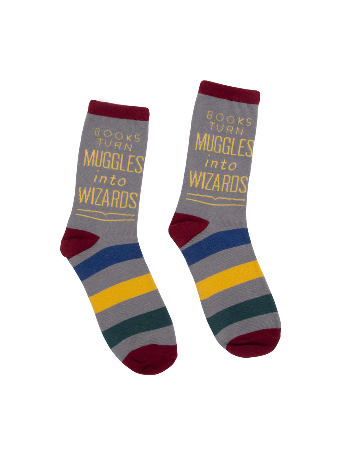 Books Turn Muggles Into Wizards Socks