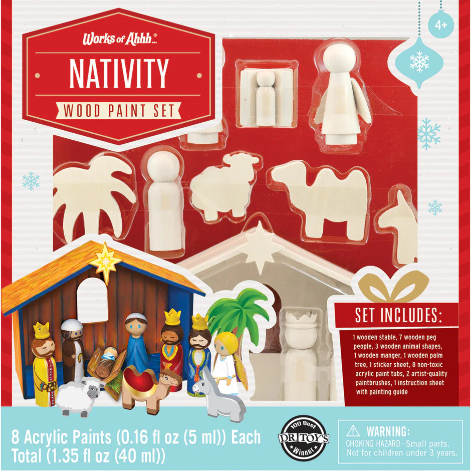 Nativity Wood Paint Kit