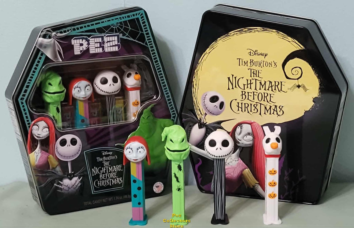 PEZ Nightmare Before Christmas Gift Tin