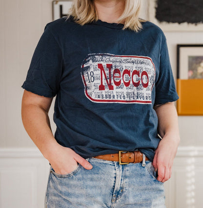 unisex necco candy wafer vintage shirt styled casually for nostalgic candy lovers and retro candy fans